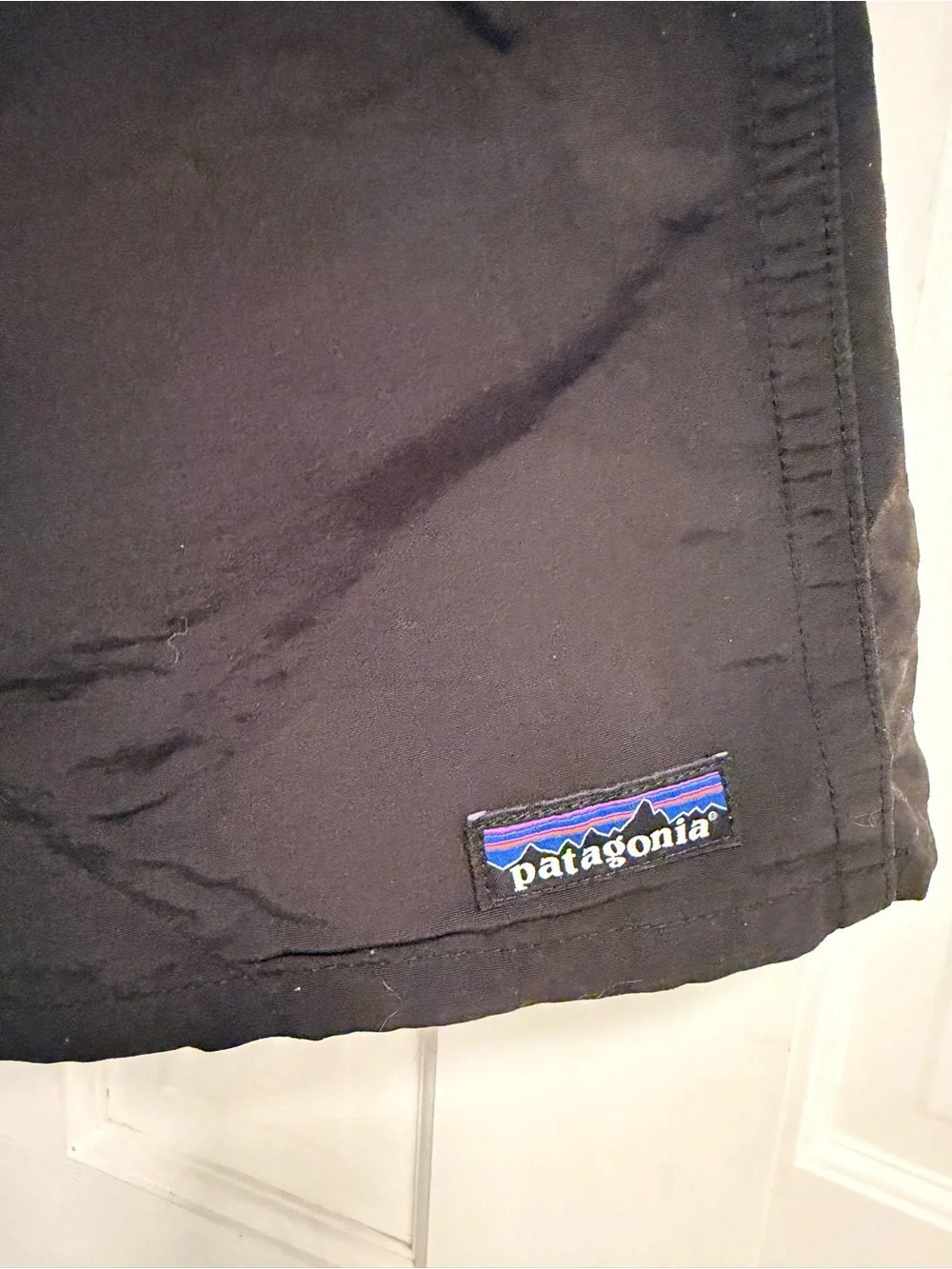 Patagonia Black Men’s Swim Trunks with Drawcord